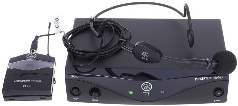AKG WMS45 Sport Set BD A Kablosuz Headset Mikrofon Seti
