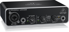 BEHRINGER UMC22 Midas Mikrofon Preamfi 2 x 2 USB Ses Kartı