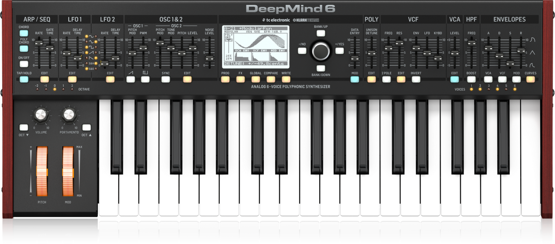 BEHRINGER DEEPMIND 6 Analog Synthesizer