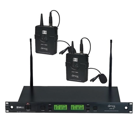 Denox ATR-720 YAKA UHF Telsiz Mikrofon