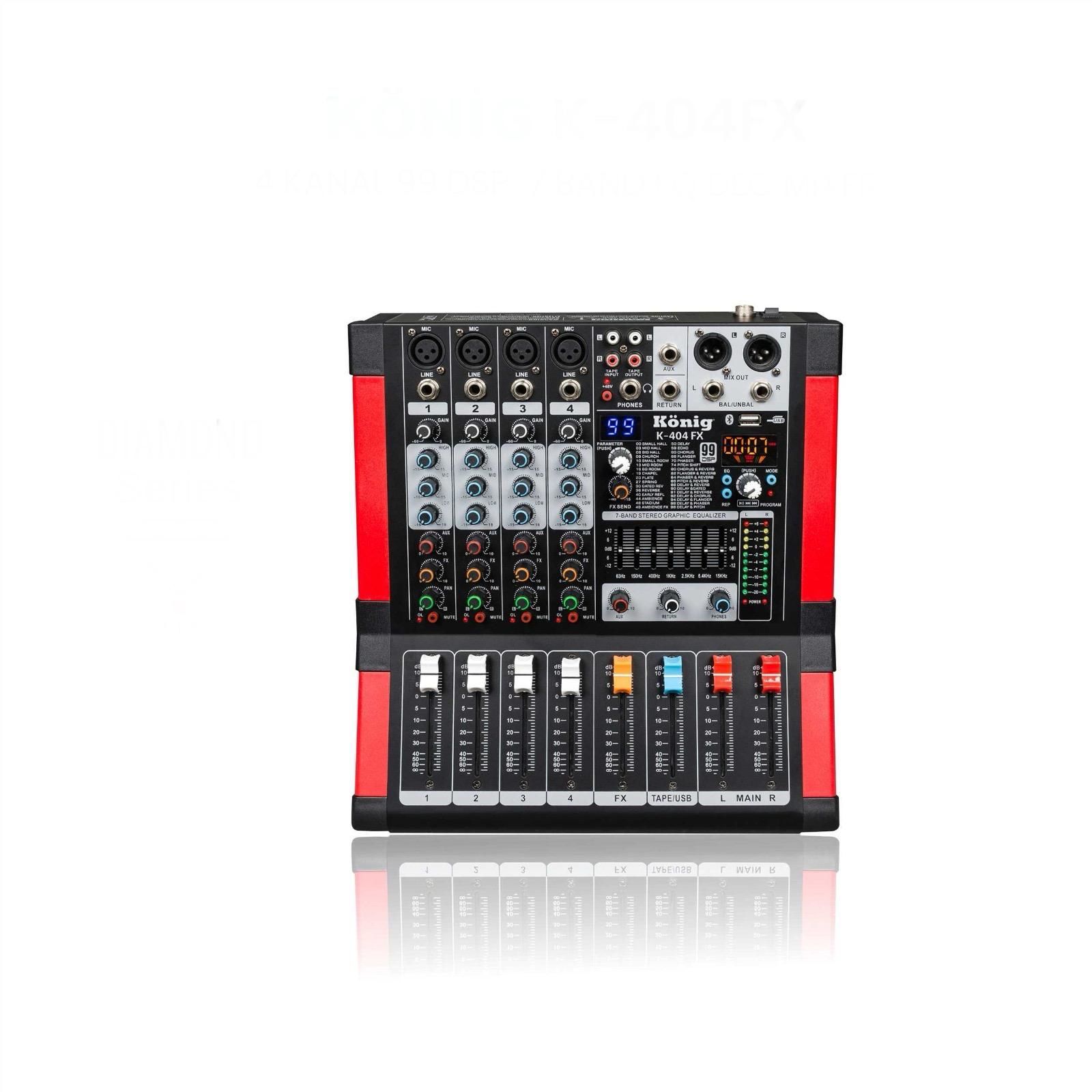 KÖNİG K-404 FX DEC MİXER (DIAMOND)