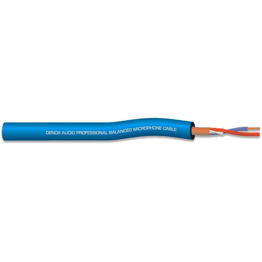 Denox DNX-MIC 022/BLUE 2x0,22mm Mikrofon Kablosu