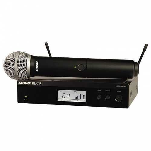 Shure BLX24RE/B58 Rack Tipi Wireless El Mikrofon Sistemi