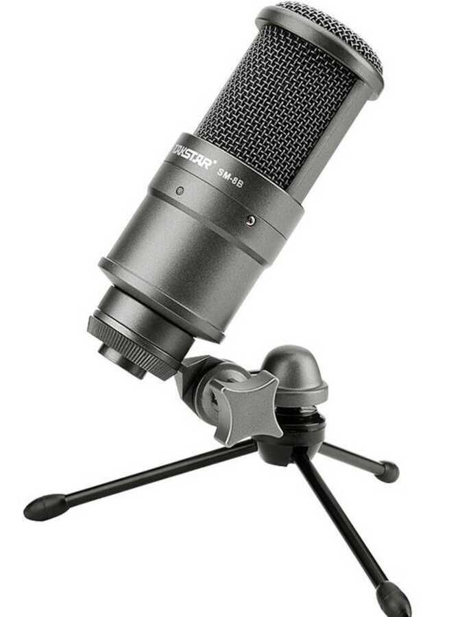 Takstar SM-8B Profesyonel Kondenser Stüdyo Kayıt Mikrofonu