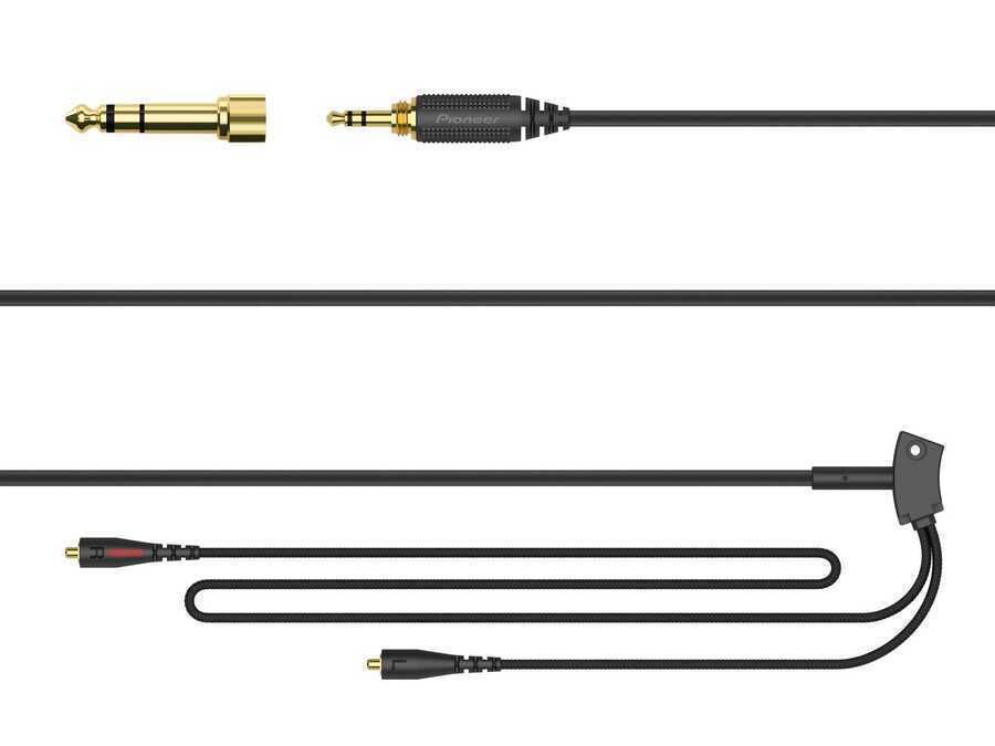 Pioneer DJ HC-CA0202 / HDJ-C70 Kulaklık için 1,6 Metre Düz Kablo