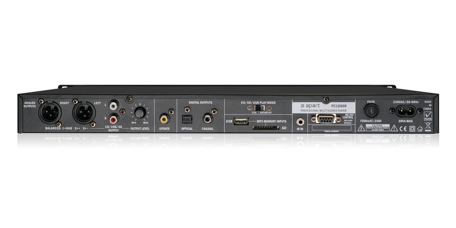 Apart PC1000RMKII CD/USB/SD Kart Player