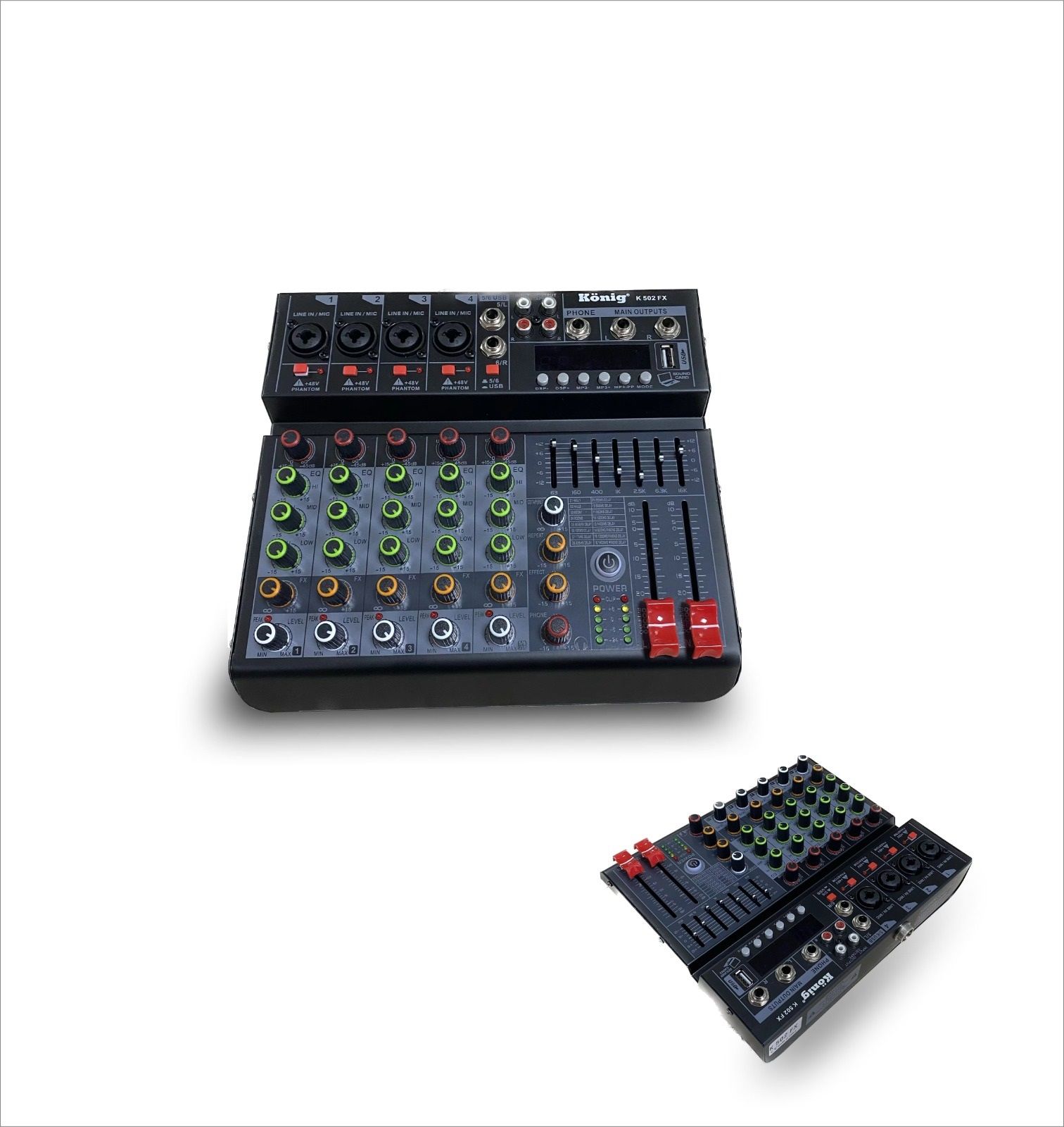 König K-502 FX 6 Kanal Deck Mikser