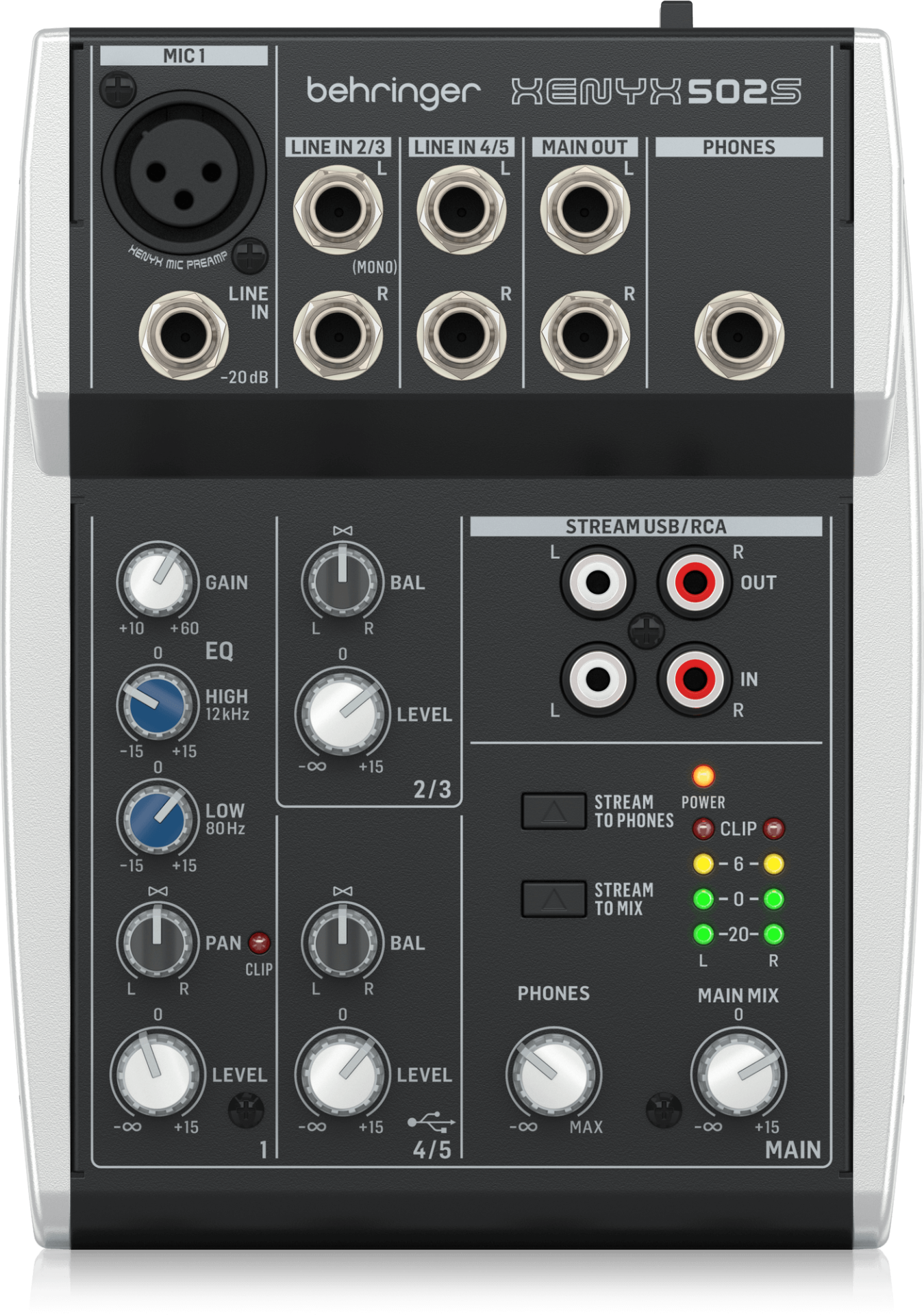 Behringer Xenyx 502S deck mikser