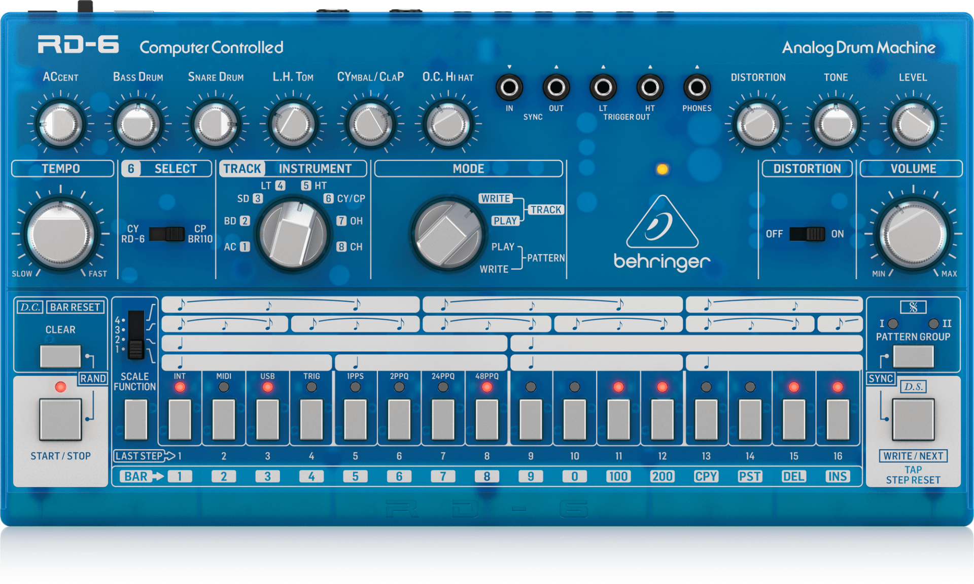 Behringer RD6-BU Analog Drum Machine