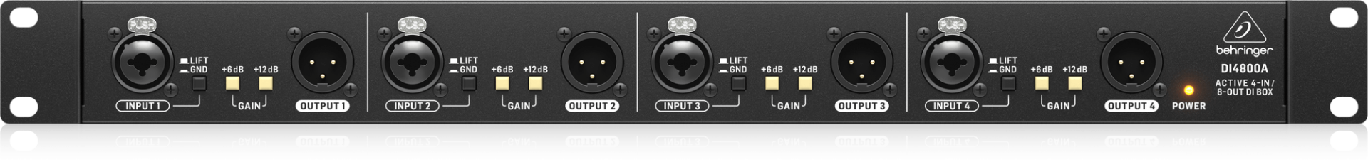 Behringer DI4800A 4 Kanal Aktif DI-Box