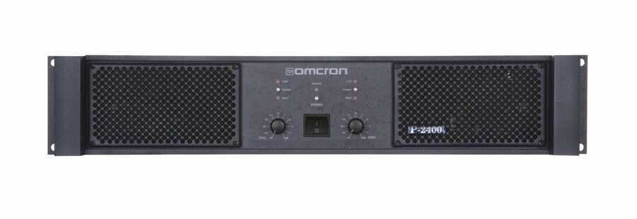 Startech OMCRON P-2400 2U 2X1200 Watt Rack Tipi Power Amfi