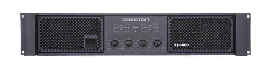 Startech OMCRON Q-3000 2U 4x750 Watt Rack Tipi Power Amplifikatör
