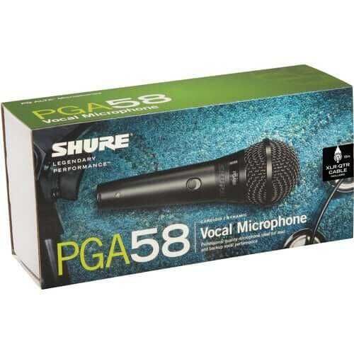 Shure PGA58-QTR-E Cardioid Dinamik Vokal Mikrofon