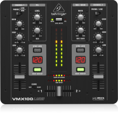 BEHRINGER VMX100USB 2 Kanal Profesyonel USB Dj Mikseri