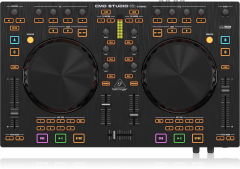 BEHRINGER CMD STUDIO 4A CMD Studio 4a 4-Deck DJ MIDI Controller with 4-Channel Audio Interface