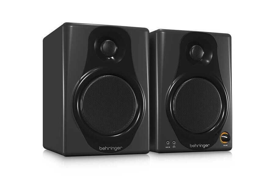 BEHRINGER MEDIA-40USB High-Resolution,150-Watt Bi-Amped Digital Monitor Speakers with USB Input