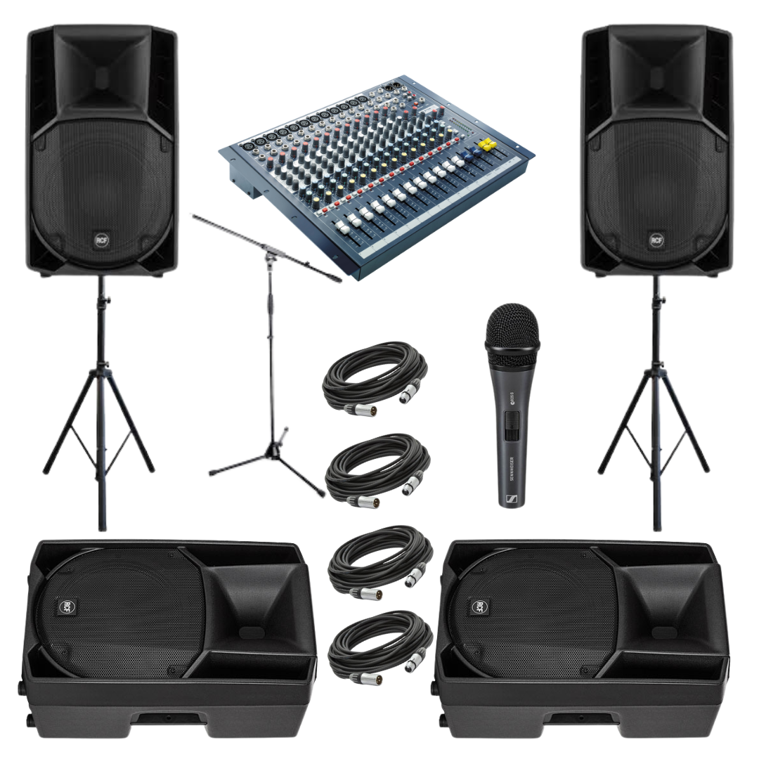 RCF ART 715-A MK IV, 712 MK IV, Soundcraft EFX12