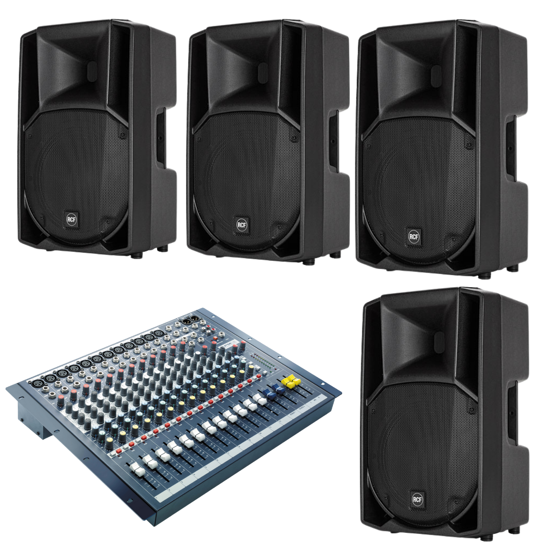 RCF ART 715-A MK IV & Soundcraft EFX-12 Setup