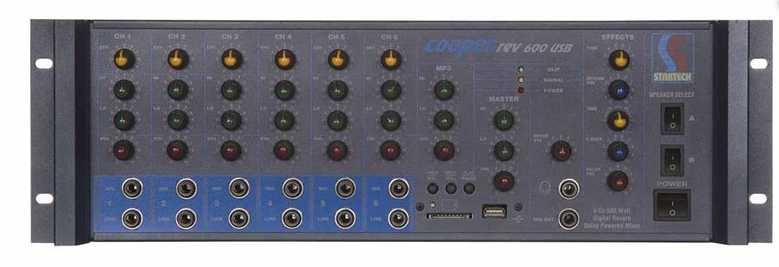 Startech Cooper Rev/600T Usb 6-Kanal 2-Bölge Trafolu 600W Power Mikser