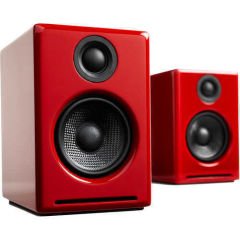 AudioEngine A2+ Aktif Bluetooth Hoparlör (Kırmızı)
