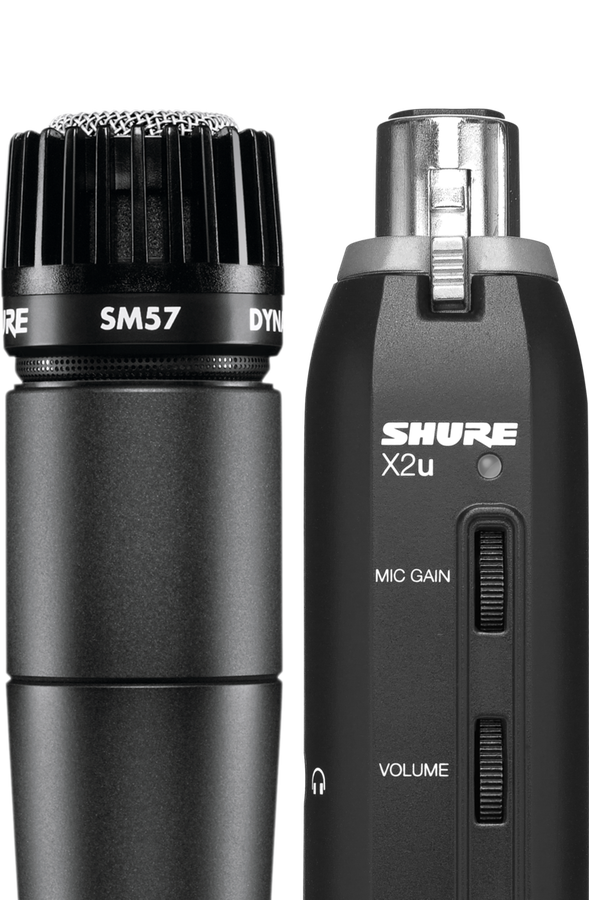 Shure SM57-X2U XLR-USB Çeviricili Kardioid Enstrüman Mikrofonu