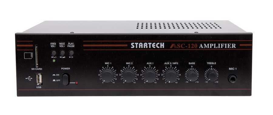 Startech ASC 120 4-16 Ohm 120 Watt Trafolu Amfi
