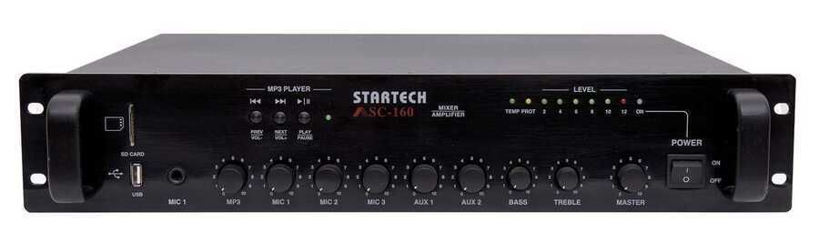 Startech ASC 160 4-16 Ohm 160 Watt Trafolu Amfi