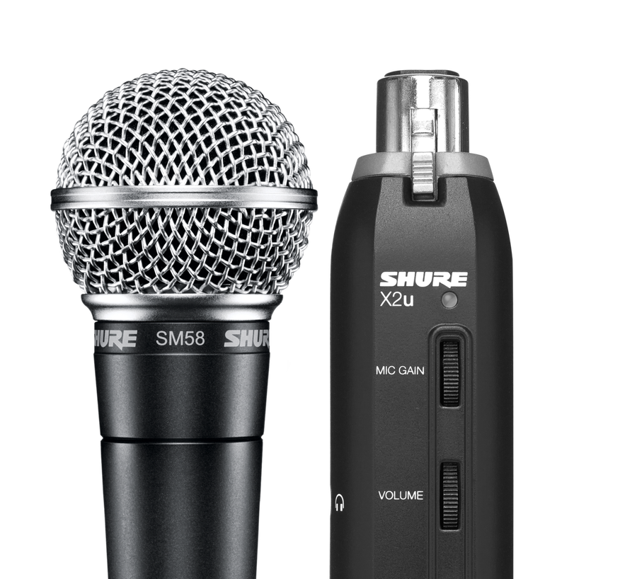 Shure SM58-X2U Adaptörlü Dinamik Cardioid Mikrofon