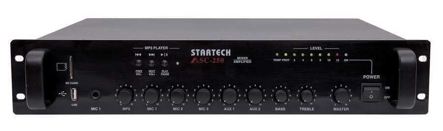 Startech ASC 250 4-16 Ohm 250 Watt Trafolu Amfi