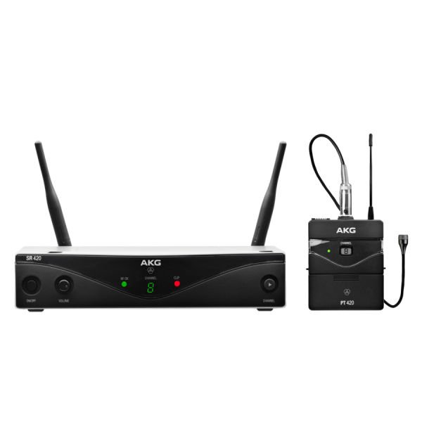 AKG WMS 420 Presset Band A Profesyonel Kablosuz Yaka Tipi Mikrofon