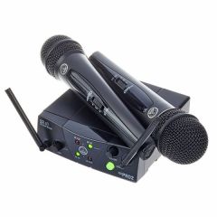 AKG WMS40 Mini 2 Voc Set Kablosuz Profesyonel Vokal Mikrofon Seti