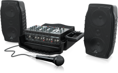 BEHRINGER PPA200 200 Watt 5 Kanal Taşınabilir Ses Sistemi