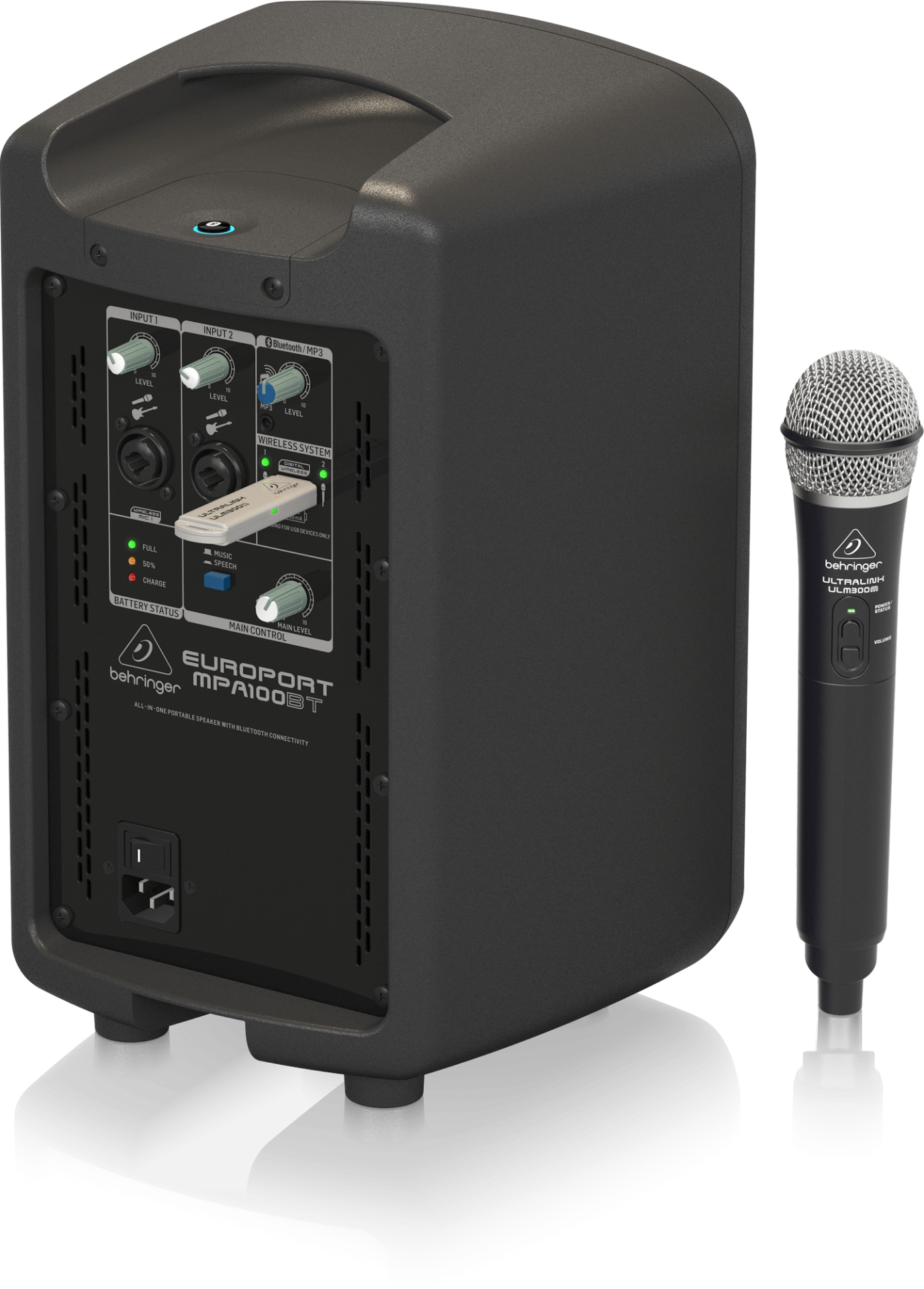 BEHRINGER MPA100BT 100 Watt Taşınabilir Hoparlör