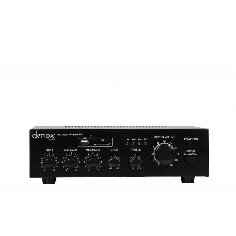 Denox PA-035 35-Watt 100V 8 ohm Amfili Mikser