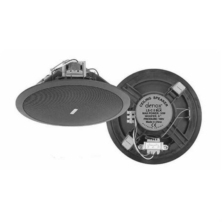 Denox Astron LS-C6.5 BLACK (SİYAH) 6.5'' 100V tavan Hoparlörü