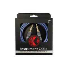 Kirlin IP-221GMG 3MT BLE Mavi Premium Seri Enstruman Kablosu