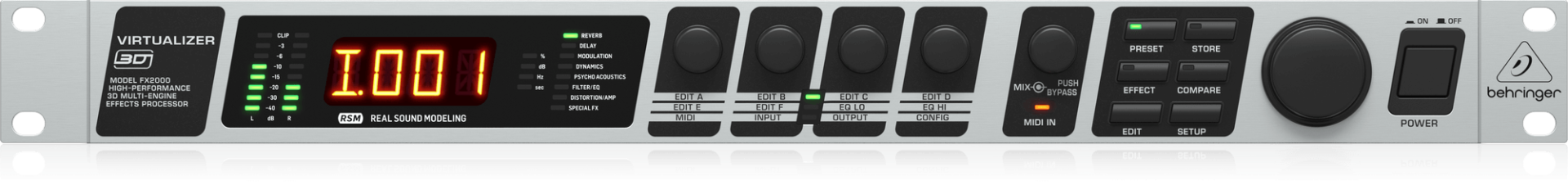BEHRINGER FX2000 Efekt Prosesör