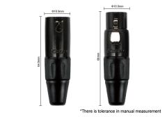 Kirlin MWC 270 PB 3 Mt / RDA Kırmızı-Siyah Örgülü Mikrofon Kablosu