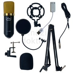 Lea L-1700 Condenser Yayın ve Kayıt Mikrofon Seti