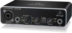 BEHRINGER UMC22 Midas Mikrofon Preamfi 2 x 2 USB Ses Kartı