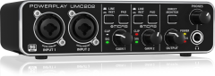 BEHRINGER UMC202HD 24-BIT/192KHZ Midas Preamfi 2x2 USB Ses Kartı