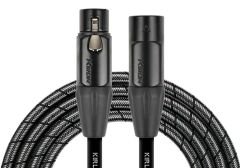 Kirlin MWB-220BEG 3 MT BK Siyah Premium Plus Mikrofon Kablosu
