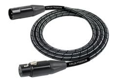 Kirlin MWB-220BEG 3 MT BK Siyah Premium Plus Mikrofon Kablosu