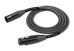 Kirlin MWB-220BEG 3 MT CA Karbon Siyah Premium Plus Mikrofon Kablosu