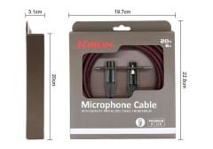 Kirlin MWB-220BEG 3 MT BR Kırmızı Premium Plus Mikrofon Kablosu