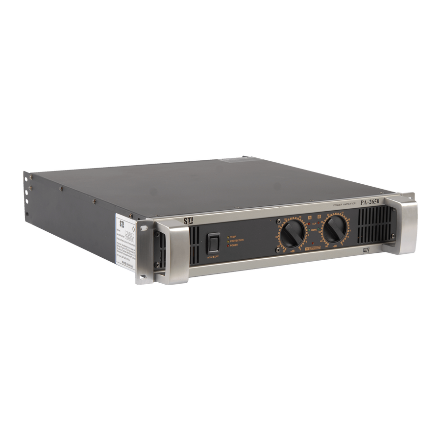 STI PA 2650 Power Anfi