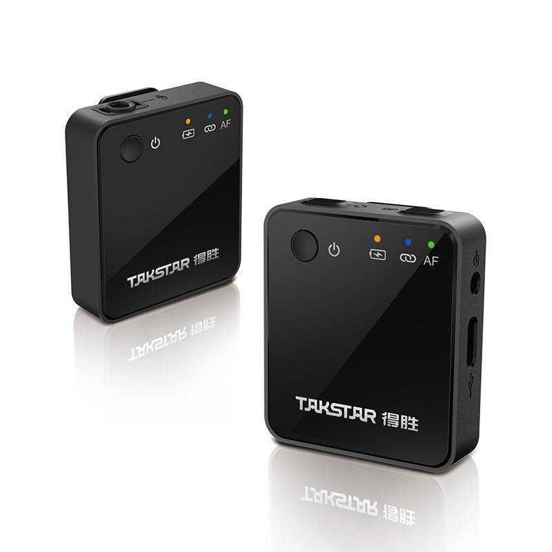 Takstar V1 Kablosuz Yaka Video Mikrofonu 2,4Ghz