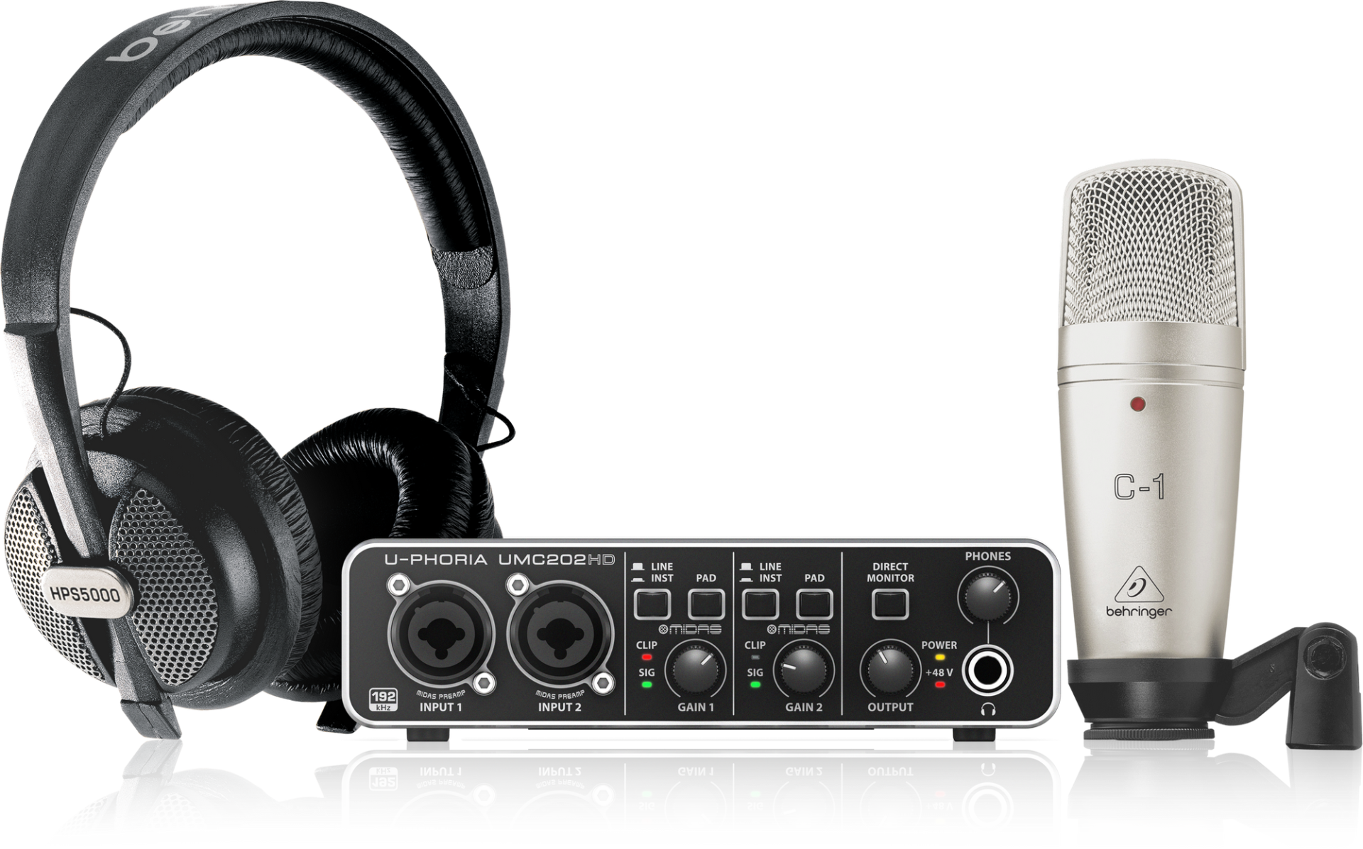 BEHRINGER U-PHORIA STUDIO PRO Stüdyo Kayıt Paketi