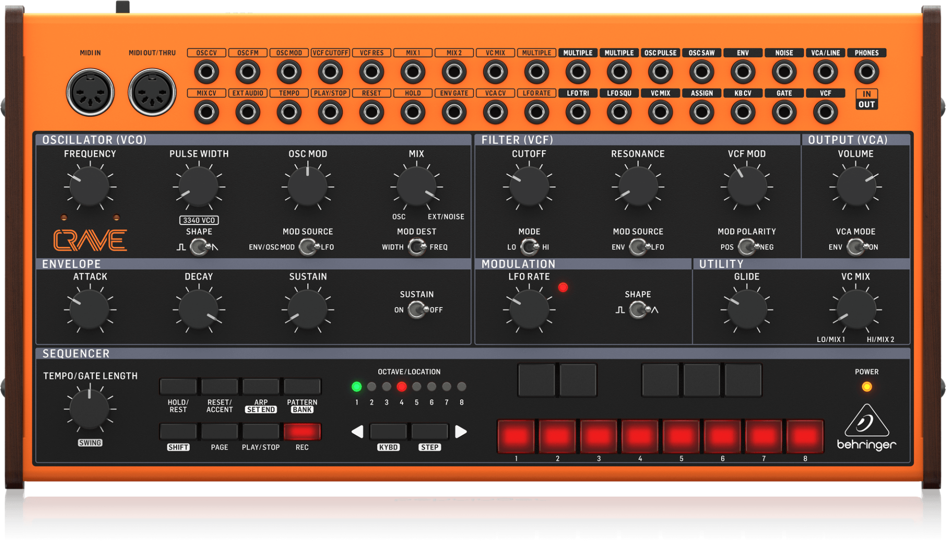BEHRINGER CRAVE Analog Yarı Moduler Sequencer