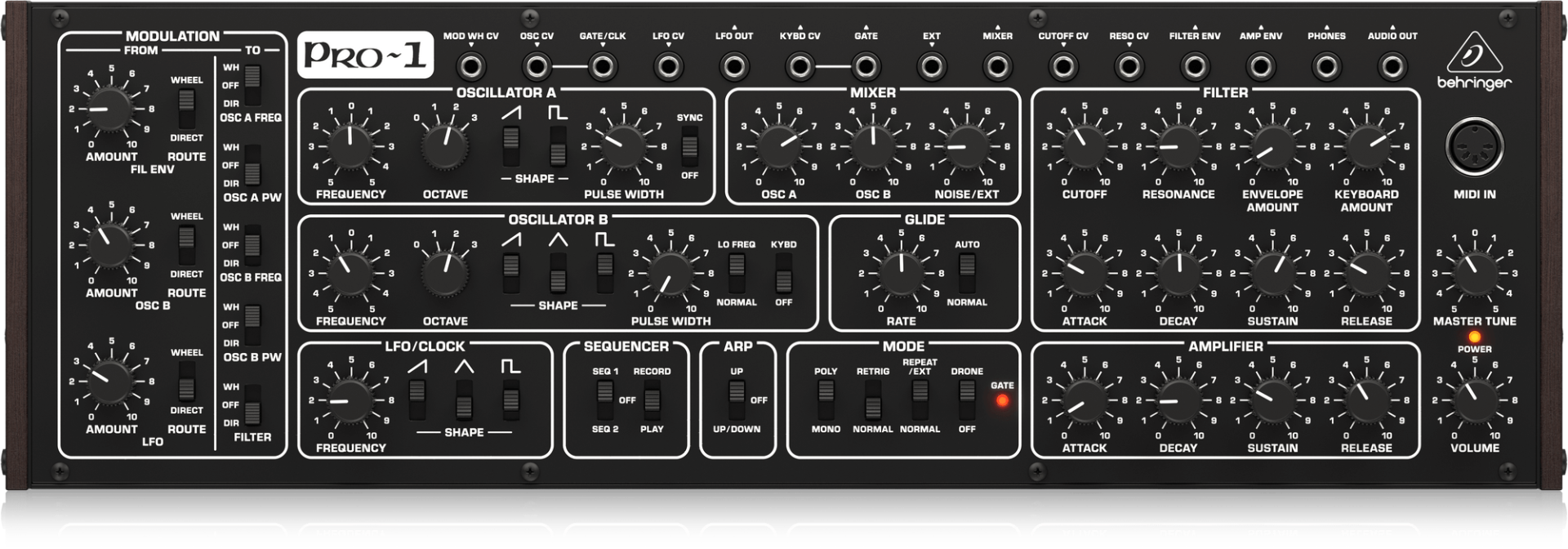 BEHRINGER PRO-1 Analog Yarı Modüler Analog Synthesizer